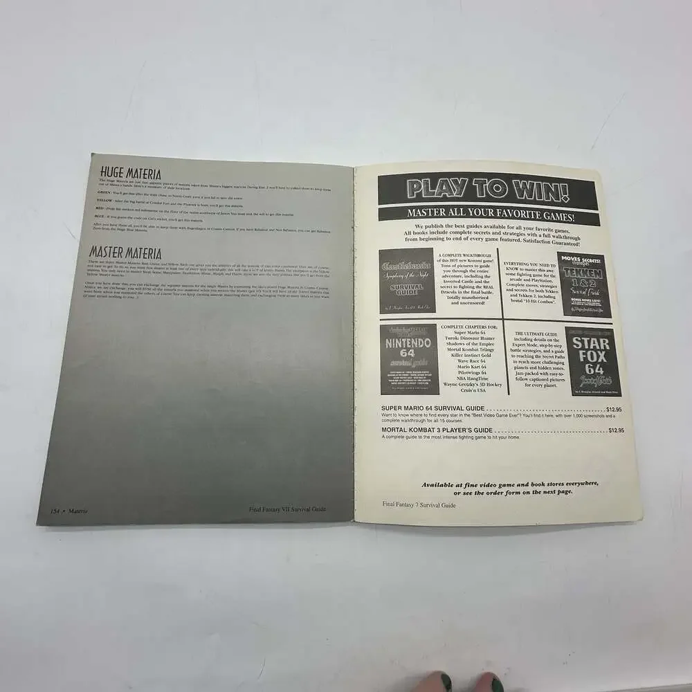 Final Fantasy VII The Complete Survival Guide By Mark McDonald And James Hogwood